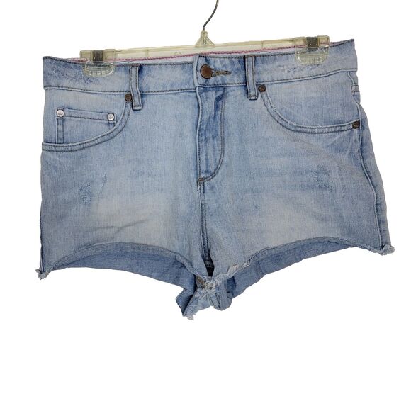 Junior ROXY Light Blue Washed Jean Shorts Size 27(5) - Picture 1 of 3